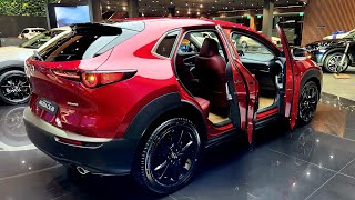 New 2024 Mazda CX 30 20L Luxury SUV Red Color  Exterior and Interior Details [upl. by Yraeg161]