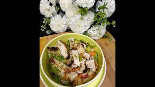 Healthy chicken salad😋 desifood salad saladrecipe chickensalad [upl. by Netsrejk924]