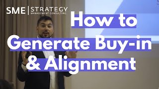 How to Generate Alignment amp BuyIn For Your Strategic Plan [upl. by Ateloiv]