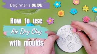 Using Air Dry Clay With Decorative Moulds  Complete Beginners Guide [upl. by Jere587]