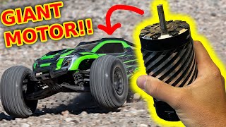 TRAXXAS XRT gets Big Block motor MORE POWER [upl. by Bridgid]