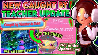 WE MISSED THIS IN THE WINTER UPDATE GET THE CHEST BEFORE THE TEACHER CATCHES YOU ROBLOX Royale High [upl. by Solrac304]