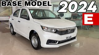 NEW 2024 HONDA AMAZE E BASE MODEL ₹71 LAKH ❤️ 2024 AMAZE E BASE MODEL 2024 NEW MODEL [upl. by Dnomayd]