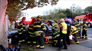 SELDEN NY Fatal Motor Vehicle Accident  October 22 2016 [upl. by Sydalg]