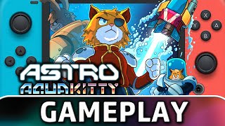 Astro Aqua Kitty  Nintendo Switch Gameplay [upl. by Asilana]