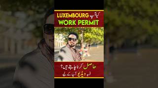 How to Apply for Luxembourg Work Permit  Luxembourg Work Permit  Work Visa  Nile Consultant [upl. by Yramesor]