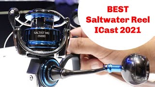 Best Saltwater Spinning Reel At ICast Revealed Daiwa Saltist MQ [upl. by Eeralav]