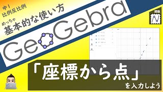 GeoGebra（座標から点） [upl. by Atalanta]