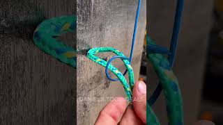 Tip for tying rope tips tool diy tools [upl. by Bronson564]