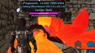 MAX LEVEL ARGENTAVIS TAMING ARK SURVIVAL EVOLVED MOBILE [upl. by Alvin]