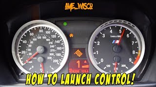 BMW E92 M3 Launch Control  EASY STEPS [upl. by Suisyola]