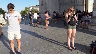 Arc de Triomphe Visual Walk Tour HD 1080p 60 fps [upl. by Nalym]