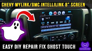 How to DIY fix Chevy GMC 8quot Sierra Silverado Yukon Tahoe Suburban Ghost Random Touch Screen Issues [upl. by Nnayar901]