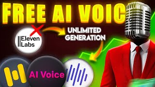 3 LIFETIME FREE AI Voice Generator Tools THAT BEAT Elevenlabs [upl. by Eikcor]