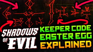 BO3 ZOMBIES EASTER EGGS FORGOTTEN SHADOWS OF EVIL KEEPER CODE EXPLAINED [upl. by Atiraj640]