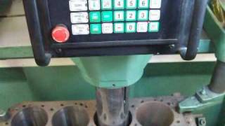 Rottler automated boring at American Automotive [upl. by Nylhsoj]