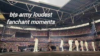 BTS army loudest fanchant moments [upl. by Tallu]