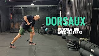 Exercices de musculation avec haltères pour les dorsaux [upl. by Pachton]