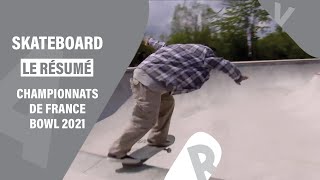 Revivez les finales du championnat de France de Skateboard Bowl 2021 [upl. by Enibas941]