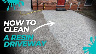 How to clean a Resin Bound Driveway [upl. by Jilly]