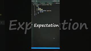 Coding expectations vs reality computerscience vscode [upl. by Aikat]