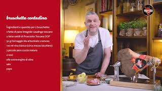 Bruschetta Contadina  Ricetta con Alessandro Pieragnoli [upl. by Ridglea787]