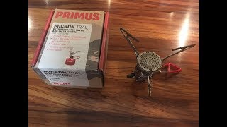 Primus Micron Trail Stove  Review [upl. by Nnoryt]