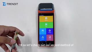 TRENDIT S680 Android POS terminal  Demo video [upl. by Ahsias]