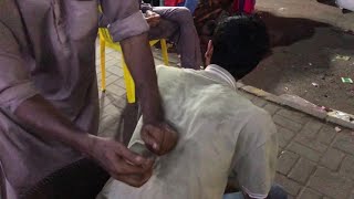 Street Back Massage ASMR [upl. by Ahseket]