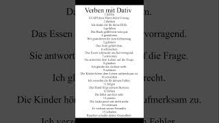 15 Dativ Verben mit Beispiel [upl. by Awhsoj]