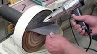 Disc Sander  Changing Sandpaper [upl. by Porcia]