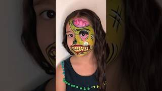 Halloween face Makeup Ideas  Creative body painting  Body Painting Talent talent art halloween [upl. by Mord666]