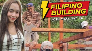 Modern Filipino province building with Negros Island Carpenters Milky and Jil [upl. by Chon533]