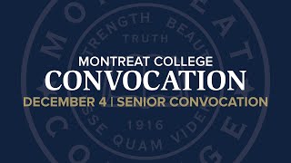 Senior Convocation  Fall Convocation Series  Montreat College [upl. by Aleacin]