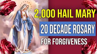 2000 Hail Mary Rosary For Forgiveness [upl. by Massimiliano755]