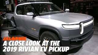 A Close Look At The 2019 Rivian EV Pickup [upl. by Yendahc659]