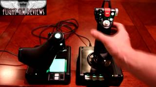 Saitek X52 Pro Joystick Review HD [upl. by Akeihsat]