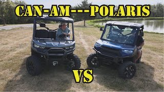 Comparing our CanAm and Polaris side by side [upl. by Aitekram]