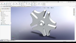 Geneva Gear Index  Solidworks tutorial 06  Part Modeling  Learn in brief [upl. by Crispa]