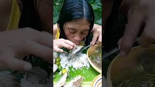 MUKBANG NI BAYAW TINOLA NA ISDA AT KINLAW NA IMBAW [upl. by Lion]