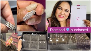 Diamond purchased  Vlog  caratlane newcollection diamond 7 June 2023 [upl. by Maurer902]