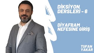 Diksiyon Eğitimi  6  Doğru nefes alıyor muyuz Diyafram nefesine giriş [upl. by Yesnel]