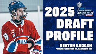 2025 OHLDraft Prospect Profile Keaton Ardagh Toronto Jr Canadiens [upl. by Nalorac]