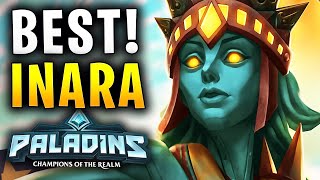 PEAK INARA MOMENTS  Paladins Gameplay Build [upl. by Eetsud428]