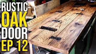 Rustic Oak Door Project Ep12  Penultimate Episode of How to make a front door [upl. by Naaitsirhc]