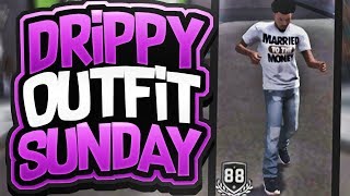 BEST DESIGNER amp CUSTOM OUTFITS TO WEAR IN NBA 2K18 DRIPPIEST PARKSTAGE FITS DRIPPY OUTFIT SUNDAY [upl. by Eonak627]