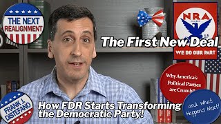 The First New Deal  FDR Starts to Transform the Democratic Party [upl. by Chui661]