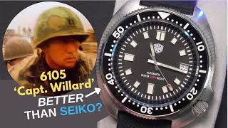 Watchdives WD6105 Capt Willard Dive WatchLegit Homage to Seiko [upl. by Thackeray785]