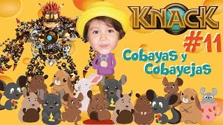 COBAYAS Y COBAYEJAS  KNACK PARTE 11  GAMEPLAY EN ESPAÑOL [upl. by Rinum]