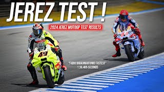 2024 Jerez MotoGP Test Results  Jerez Test  MotoGP 2024 Test [upl. by Hummel]